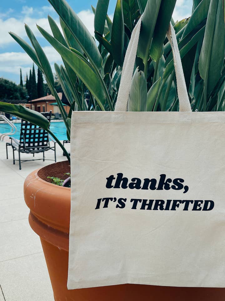 Thrift Tote for wholesale by Lifeminded Style