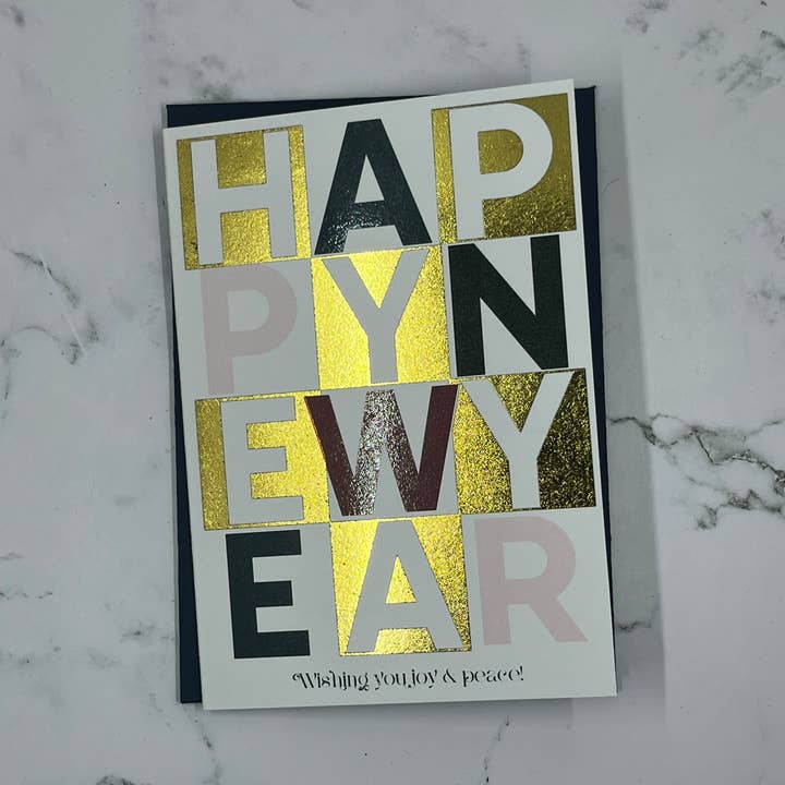 D. Johnson & Co Greetings - Wholesale New Year's Card - New Year Blocks0