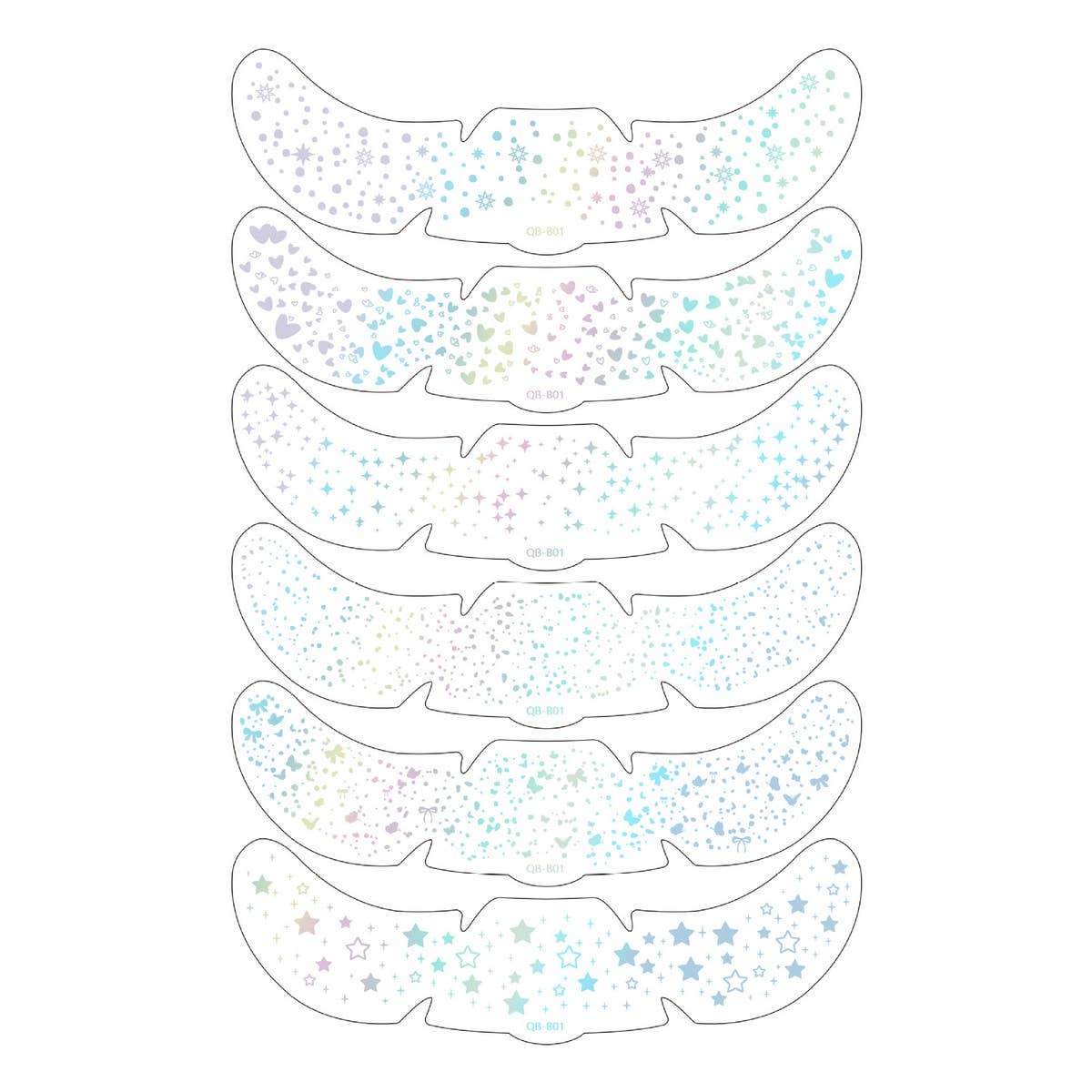 ACCITY - Wholesale Temporary Tattoo - Metallic Freckle Tattoos – Gold & Silver Party_CWMM82294