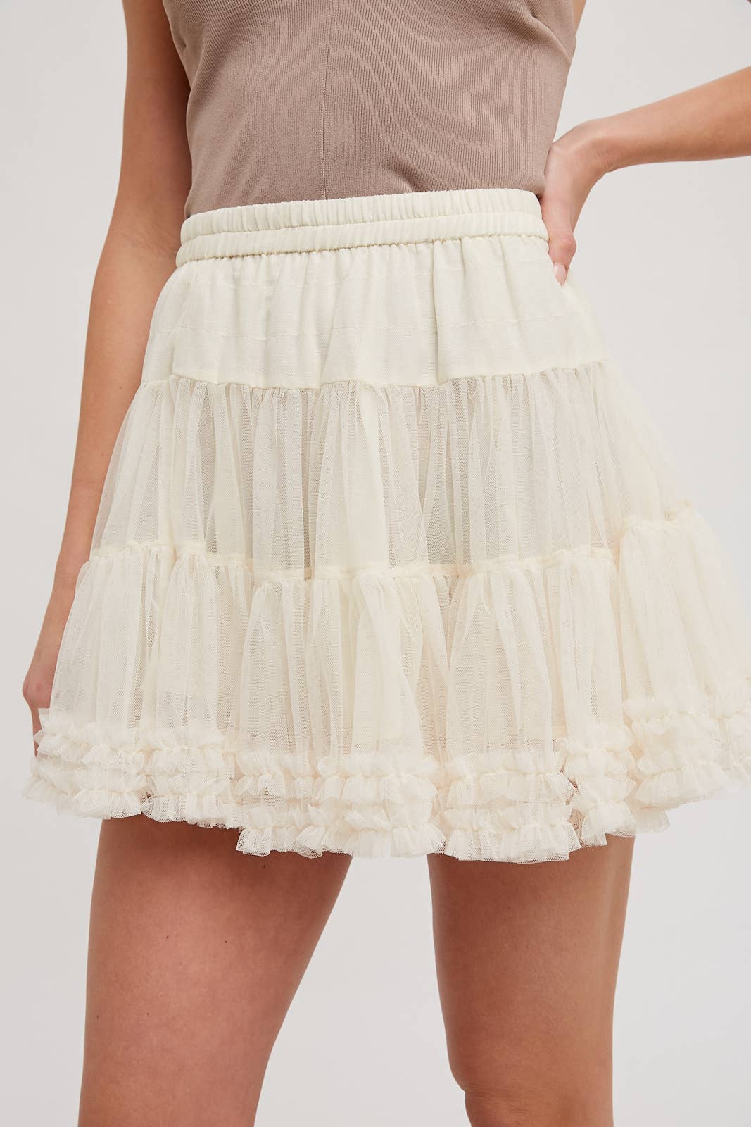 Bluivy – wholesale Skirt – Women’s – RUFFLE-TIERED TULLE TUTU MINI SKIRT19
