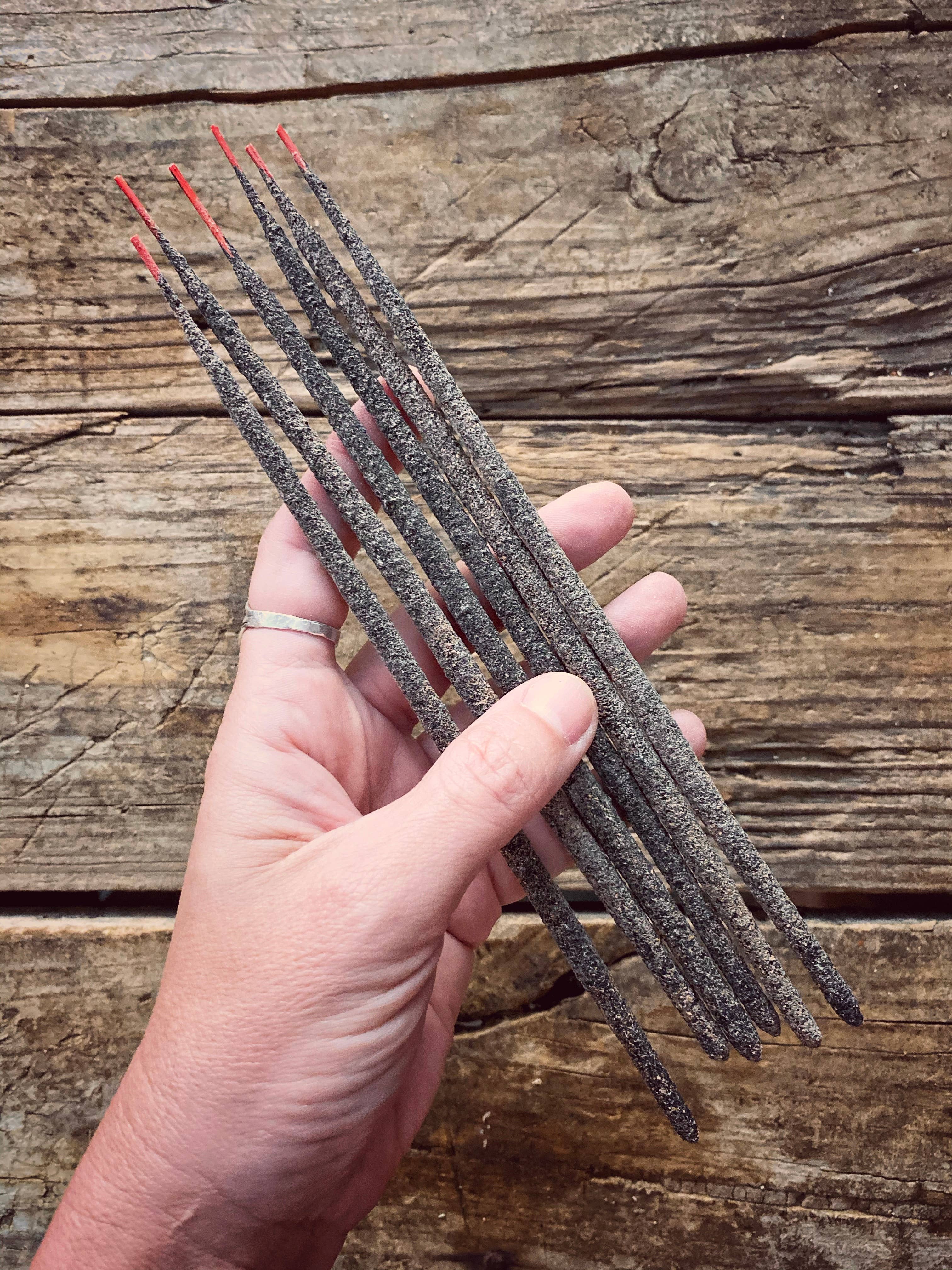 ReturnToTheRoots - Wholesale Incense - BLACK COPAL Hand-Rolled Artisan Resin Incense 6 Pack4