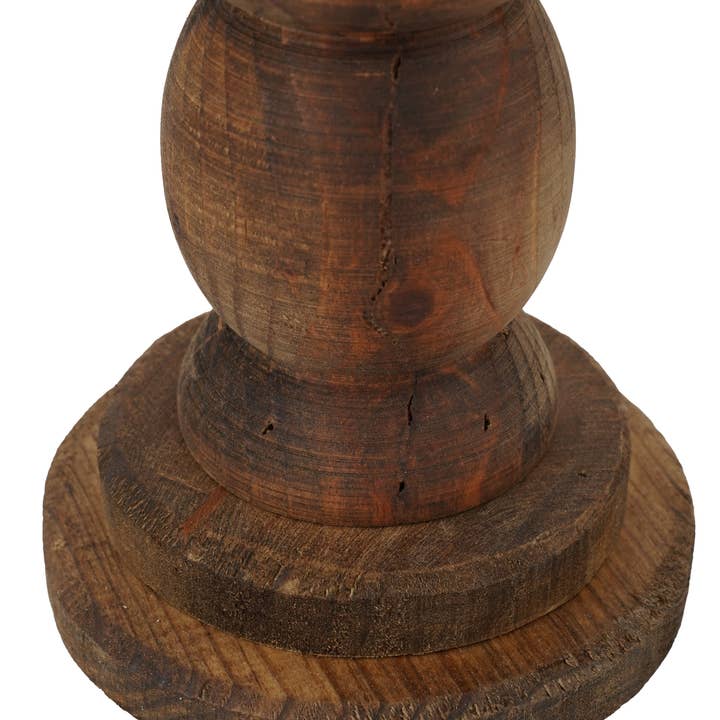 My Amigos Imports - Wholesale Candle Holder - Dupree Candle Holder Set 2-Wooden Farmhouse-Two Colors13