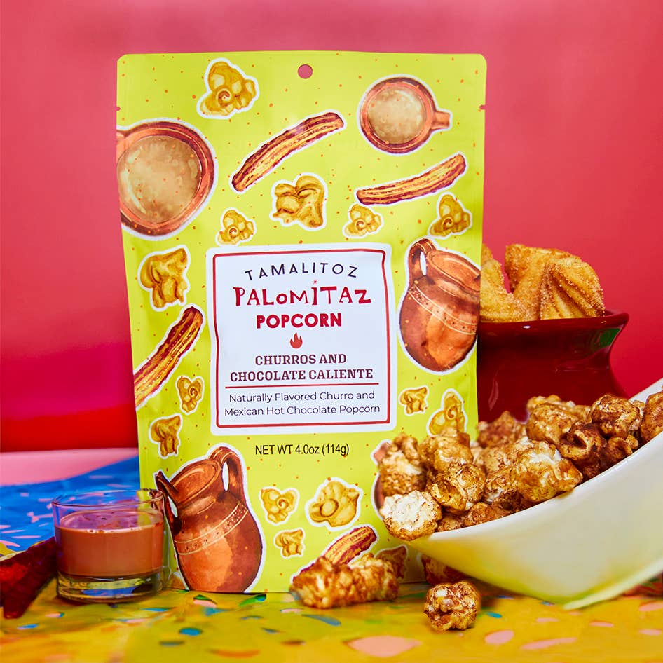 Sugarox Candy Studio LLC - Wholesale Popcorn - Churro and Spicy Mexican Hot Chocolate Palomitaz Popcorn 4