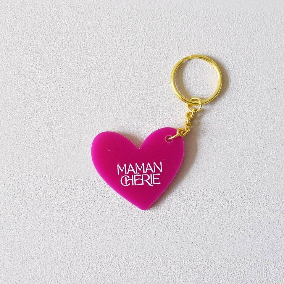 Les Mignonneries – wholesale Nyckelringar - Dam – Anpassningsbar nyckelring i form av hjärta2