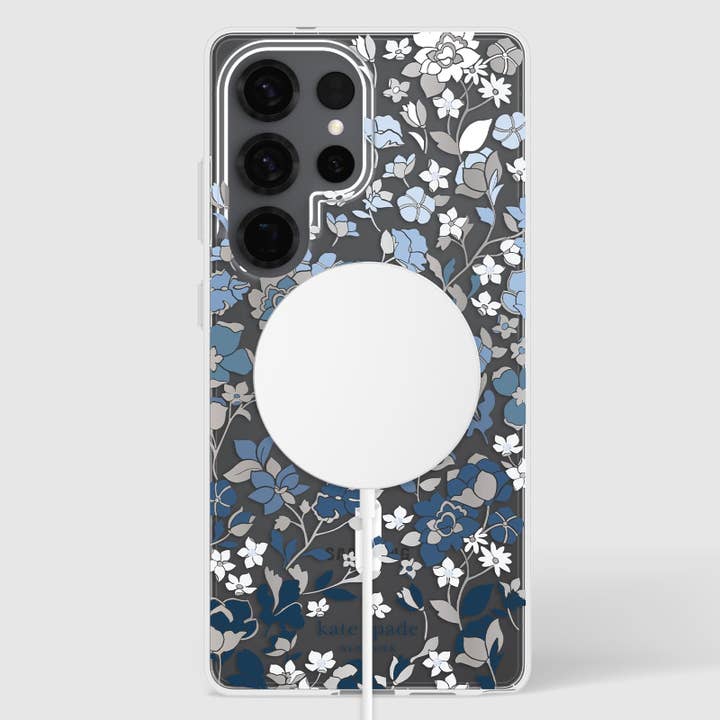 Case-Mate - Wholesale Phone Case - Women's - kate spade new york Samsung Galaxy S25 Ultra Flowerbed Blue