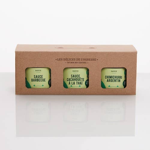 Verkostungsset: 3 Saucen für den Großhandel von Les Délices de l'Ogresse