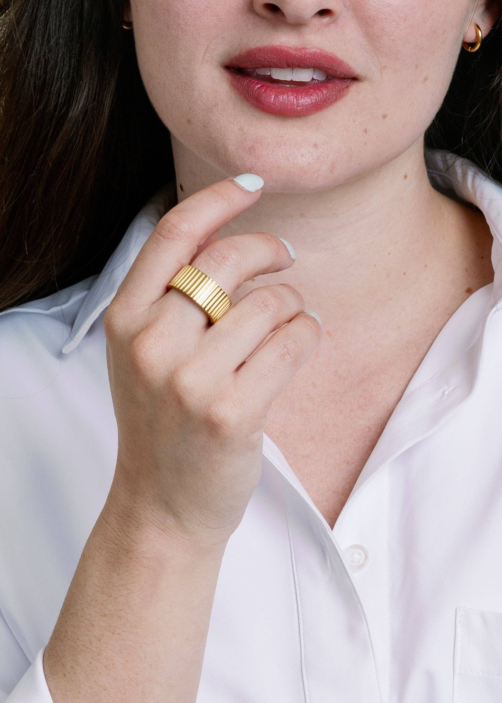 Gold Nova Ring for wholesale on Faire0