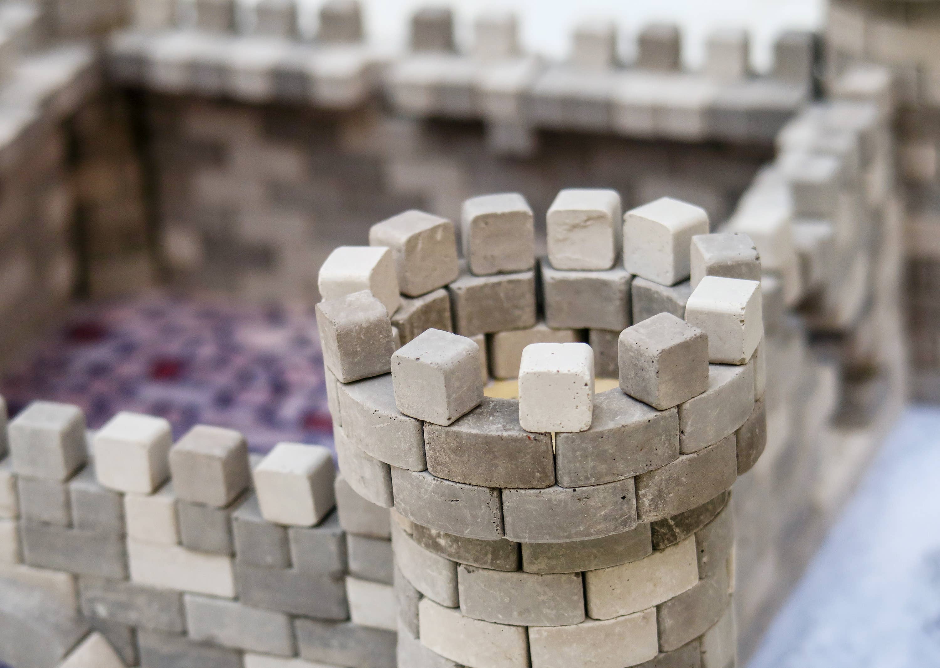 Fainotoys - Vente Jeu construction – enfant - Ensemble de construction mini briques - Château du nid d'aigle6