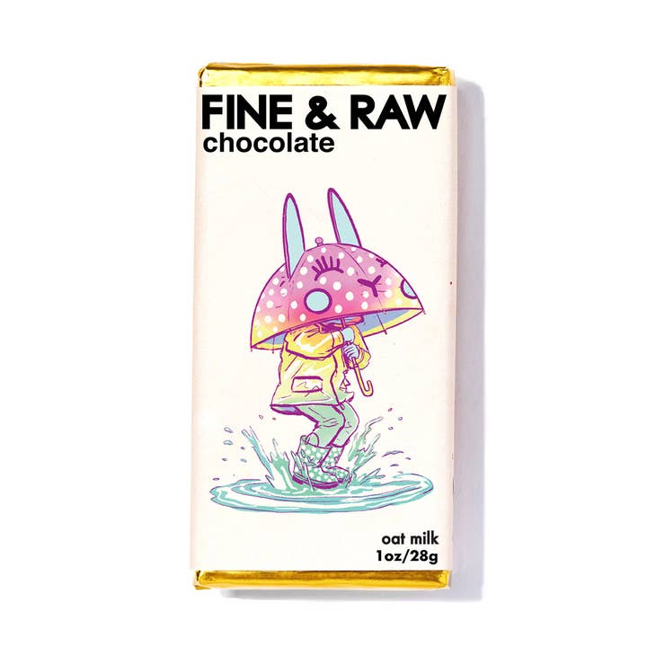 Easter 2026 1oz Oat Milk Chocolate Bar for wholesale by FINE & RAW
