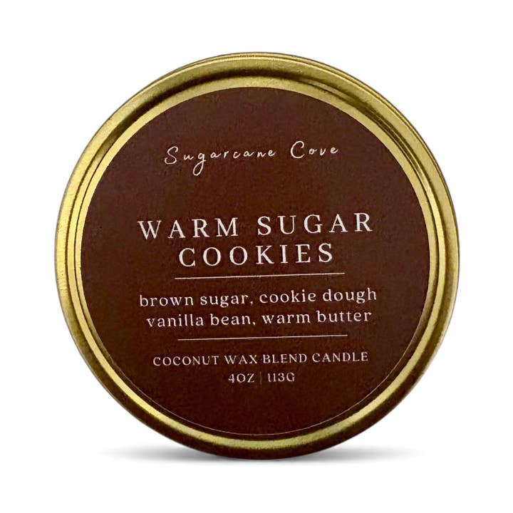 WARM SUGAR COOKIES - 4oz for wholesale by Sugarcane Cove Company