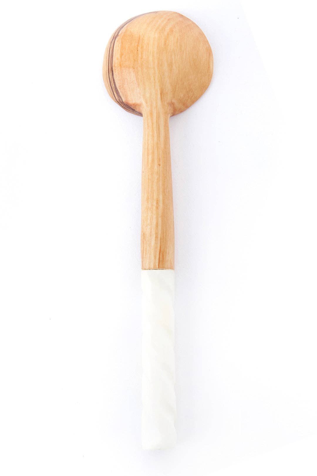 Swahili | AFRICAN MODERN - Wholesale Kitchen Spoon - Spiral Handle Wild Olive Coffee Spoon2