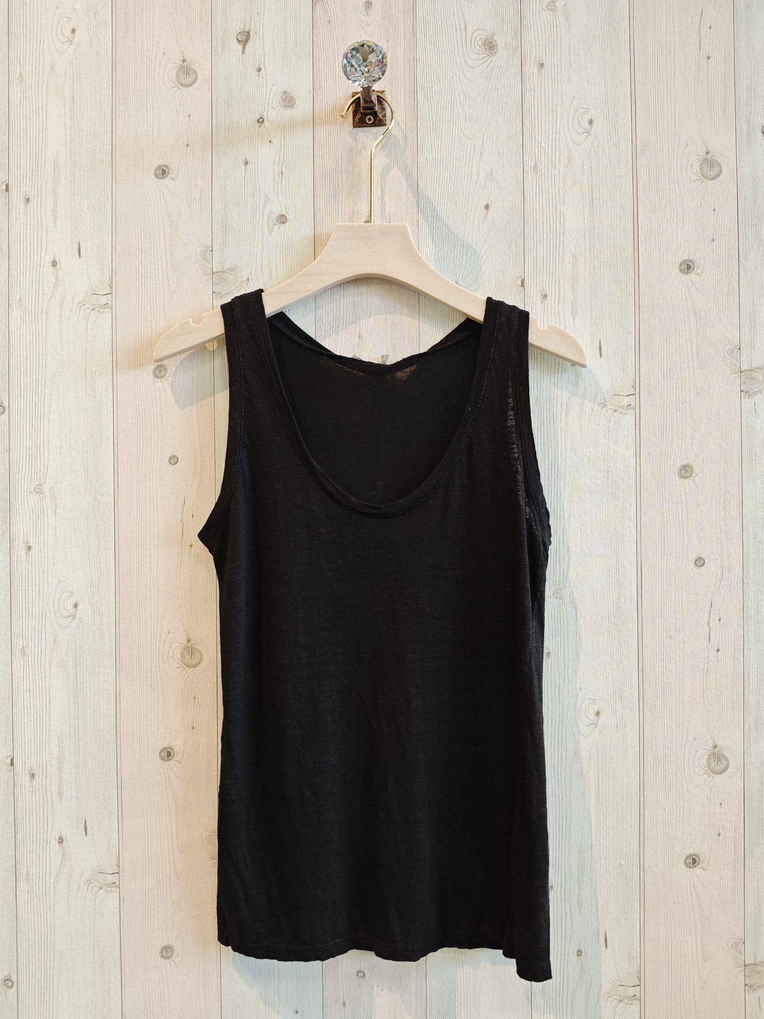 Linen & More - Wholesale T-Shirt - Women's - REF 3981 BASIC STRETCH LINEN T-SHIRT 100%10