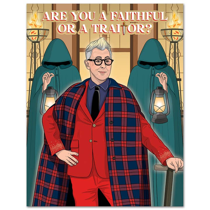 Carte d'anniversaire des traîtres pour la vente par THE FOUND