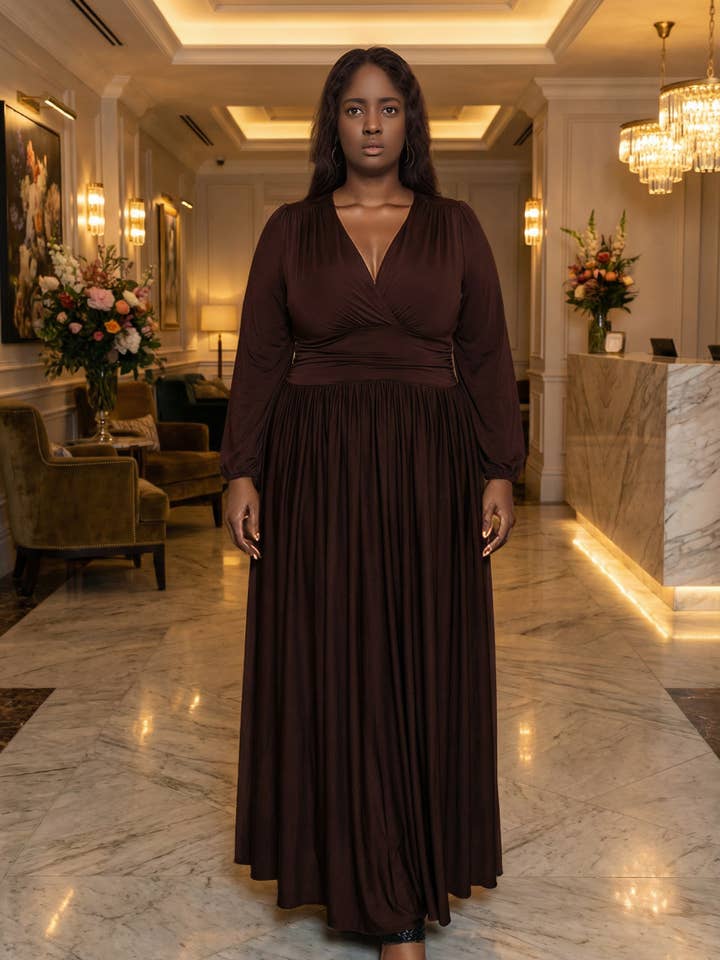 Solene Empire Waist Dress for wholesale by J2 FASHION