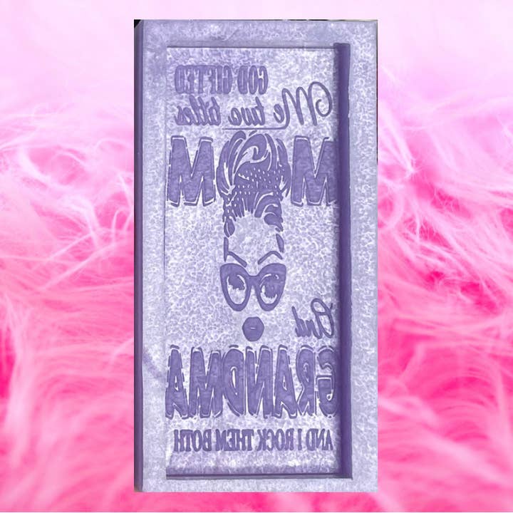 Handmade Mum/Grandma Silicone Mould for wholesale by Devine Silicone Moulds