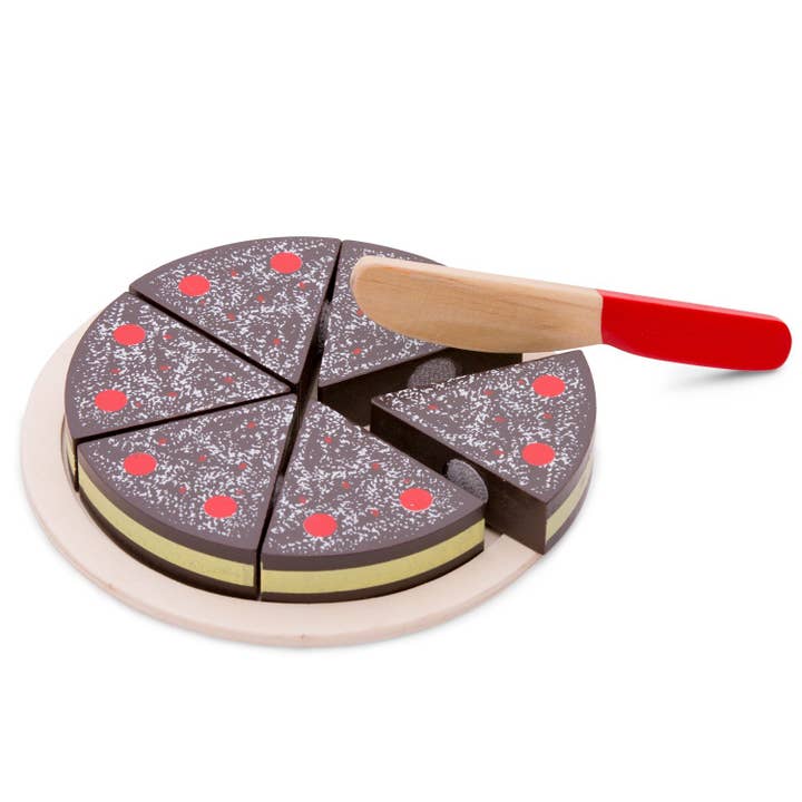New Classic Toys EU - Wholesale Toy Set - Kids - Sliced Cake - Chocolate