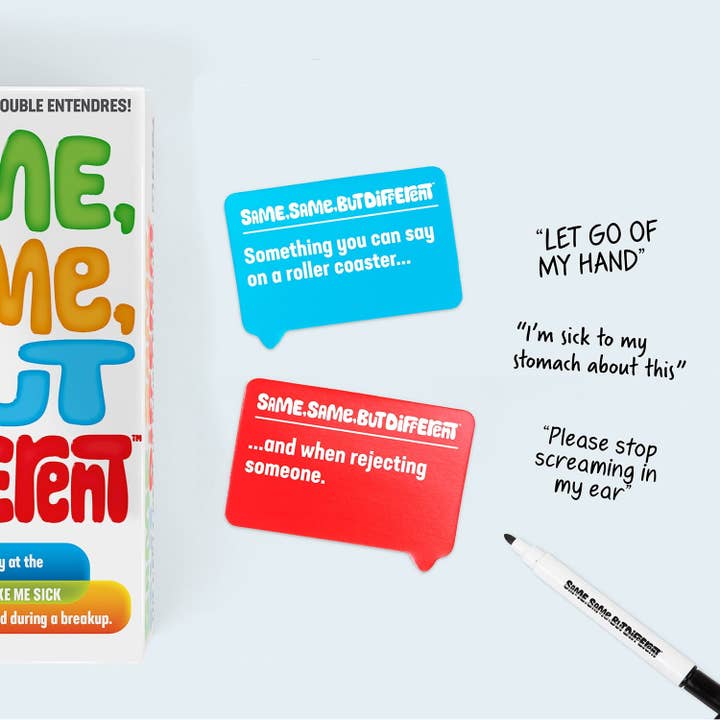 What Do You Meme - Wholesale Card Game - Same Same But Different - Hilarious Card Game of Double Entendres
