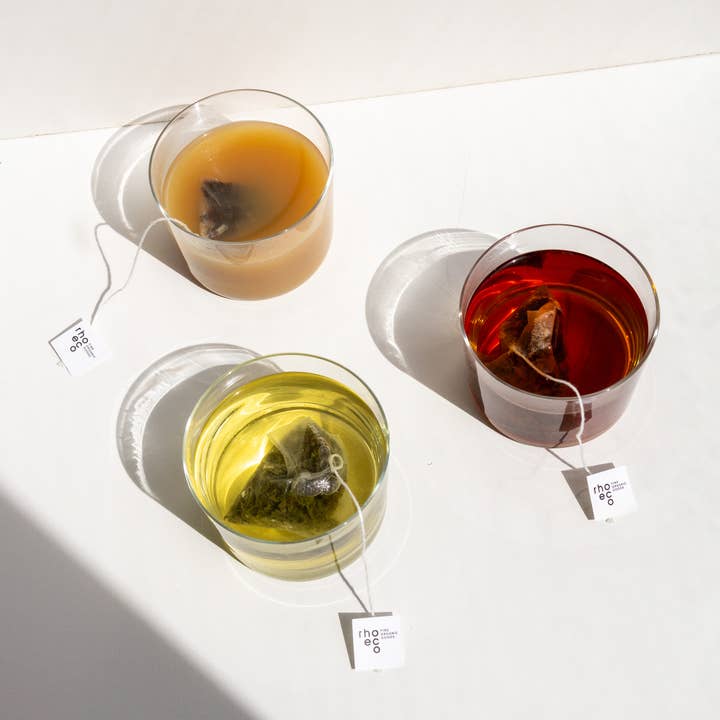 rhoeco - fine organic goods - Wholesale Tea Bags - Big Bags - 100 Bulk Compostable Pyramid Teabags25