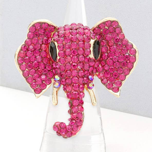 Stenutsmyckad elefantstretchring för wholesale av Sensibling Corp.