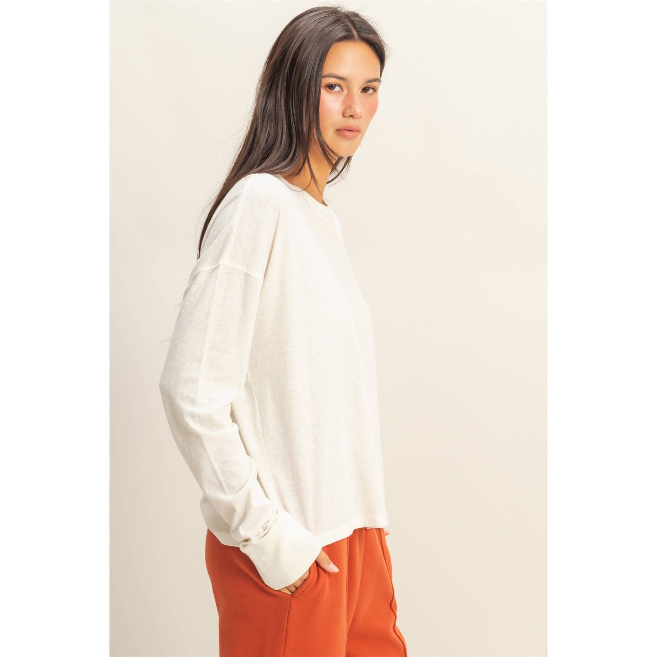 HYFVE – Engroshandel Skjorte - Dame – Langærmet T-shirt med rund hals19