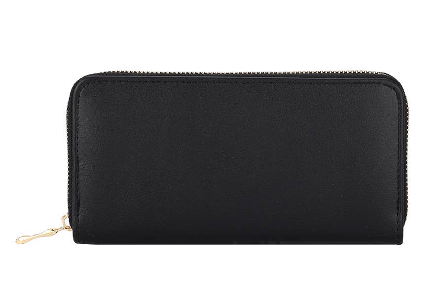 Nima Accessories Inc - Wholesale Wallet - Women's - Ladies Smooth Faux Leather Fashion Wallet0