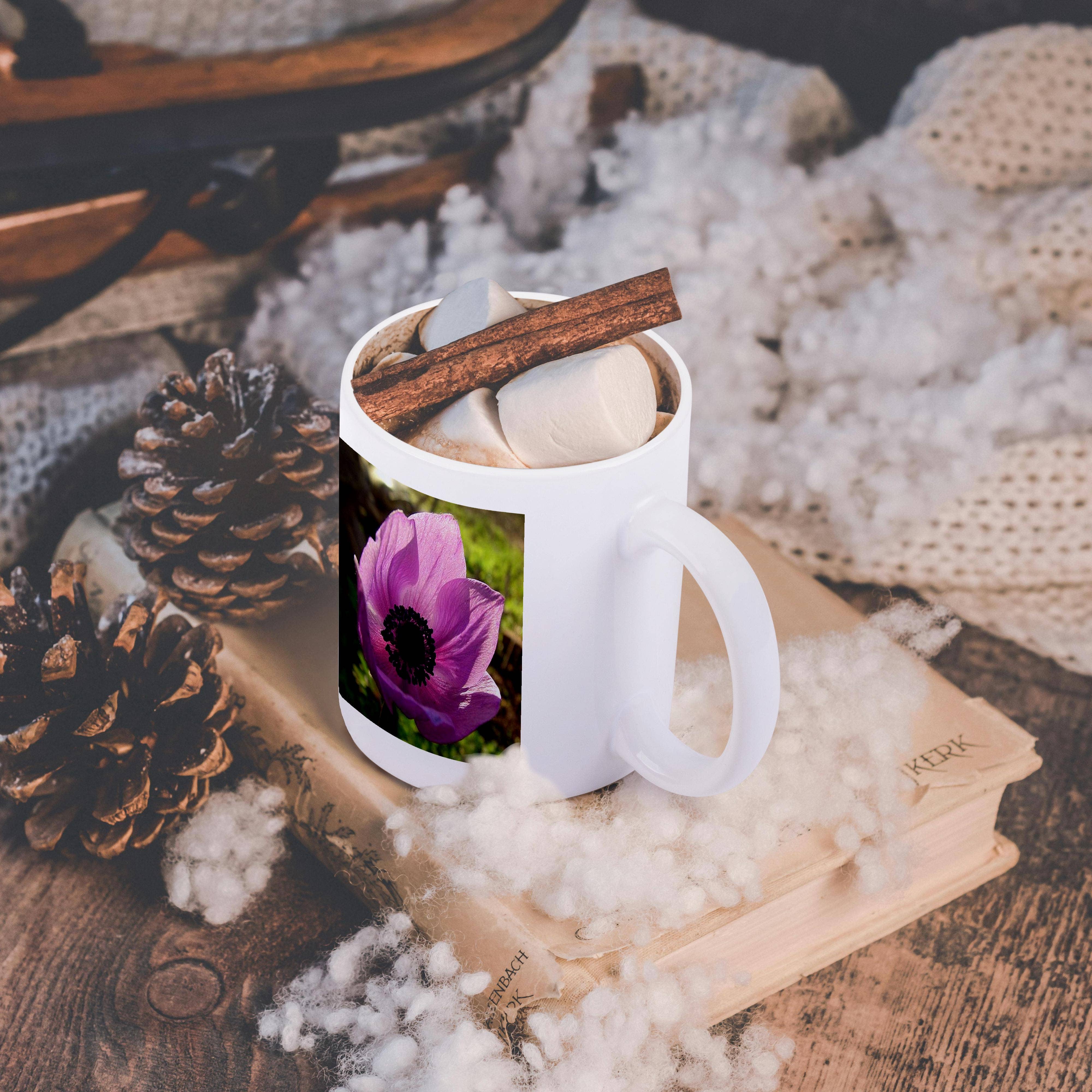 3dRose - Wholesale Coffee Mug - 3dRose, Anemone Coronaria - anemone coronaria, poppy anemone, spanish marigoldanemone, meadow anemone, Mug11