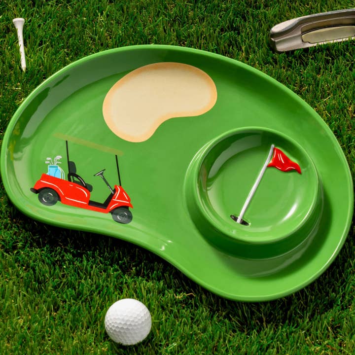 Golf Course Chip N Dip - Sports Lover for wholesale by Godinger