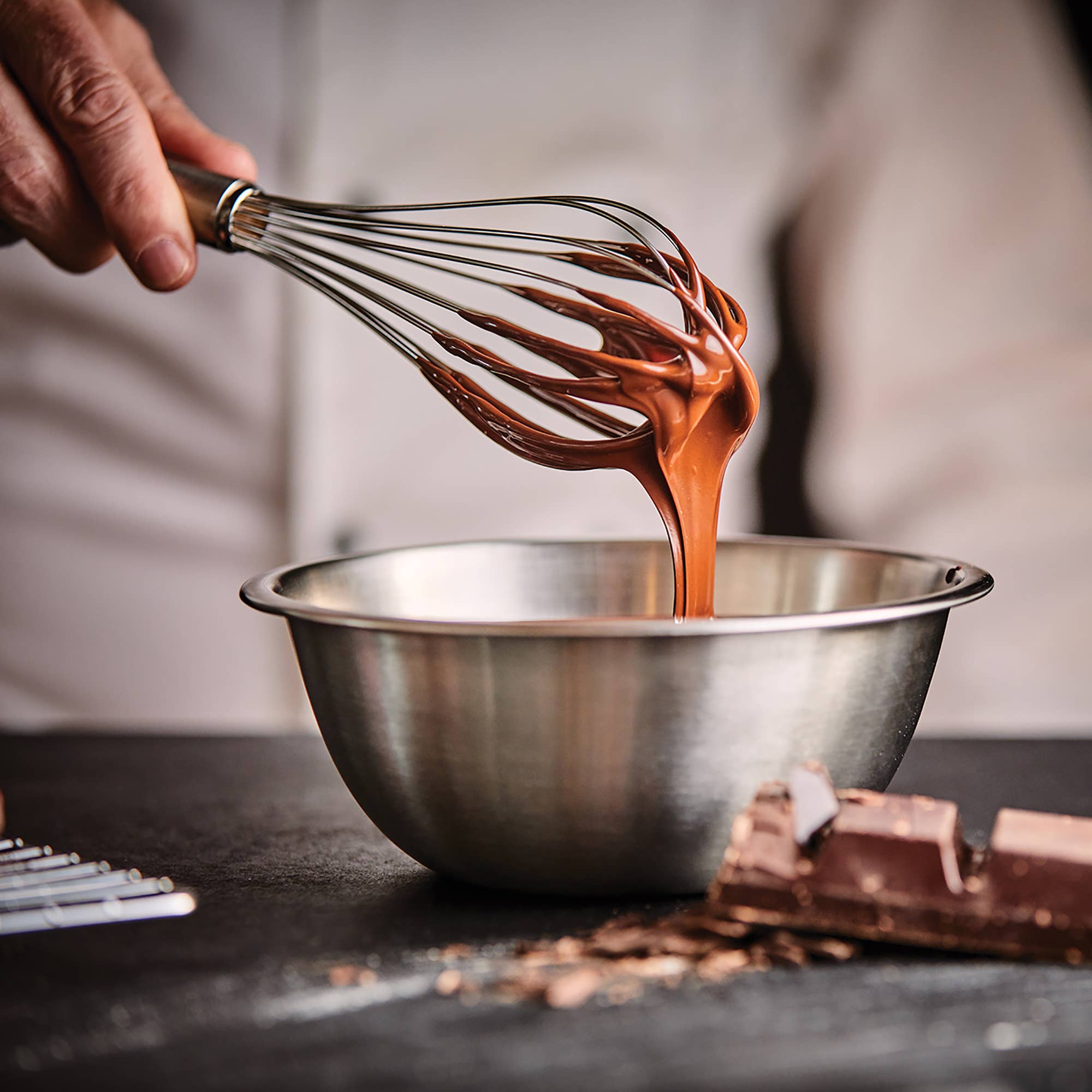 Fox Run Brands - Vendita all'ingrosso Frusta - Frusta Fox Run, in acciaio inossidabile con manico solido, 30,5 cm1