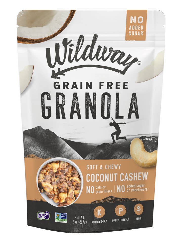 Grain-free Granola: Coconut Cashew, 8oz for wholesale by Wildway