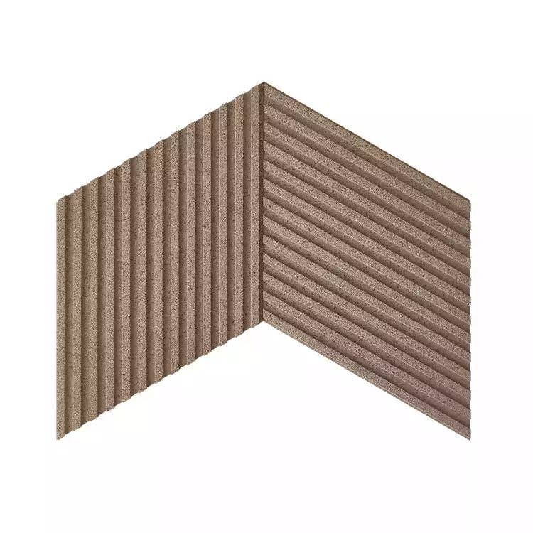Dekostyl - Vente Panneaux décoratifs - Panneaux muraux 3D en liège acoustiques STRIPE5
