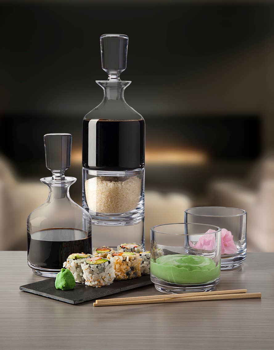 Godinger - Wholesale Decanter - Duet 8.5oz Stacking Decanter set3