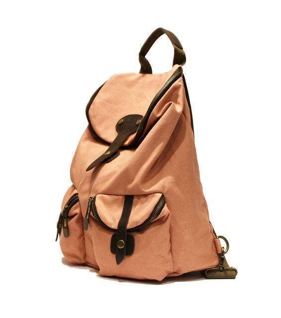 ZEDE PARIS - Wholesale Backpack - Women's - SAINT-PAUL - Canvas and leather backpack47