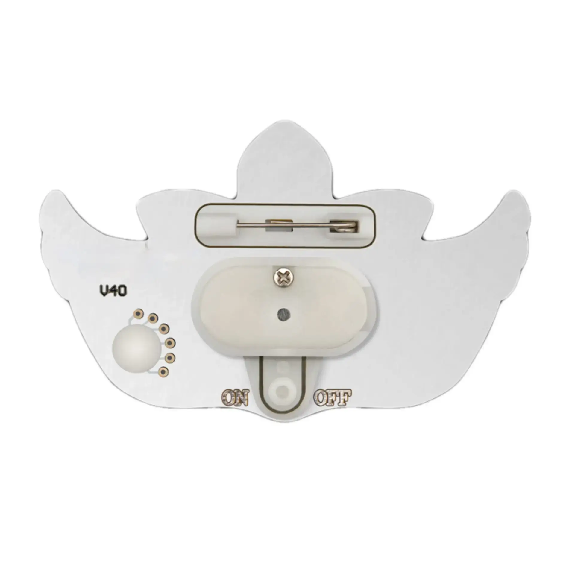 Blinkee.com, LLC - Venta al por mayor Botón/prendedor - Alfileres para mascarillas parpadeantes de Carnival New Orleans para Mardi Gras2