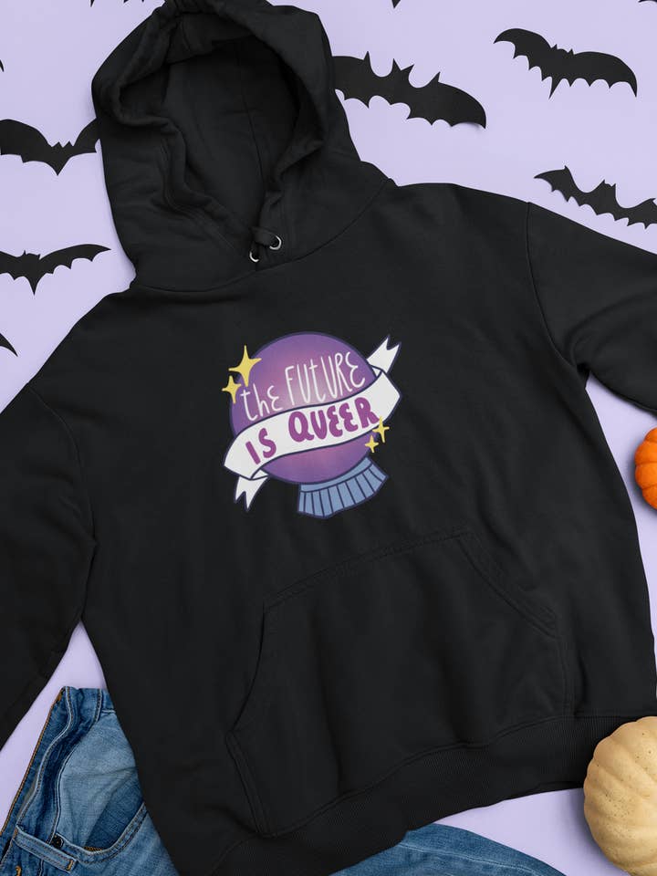 Chiaralascura - Wholesale Sweatshirt - Unisex - Felpa unisex con cappuccio - Il futuro è queer1