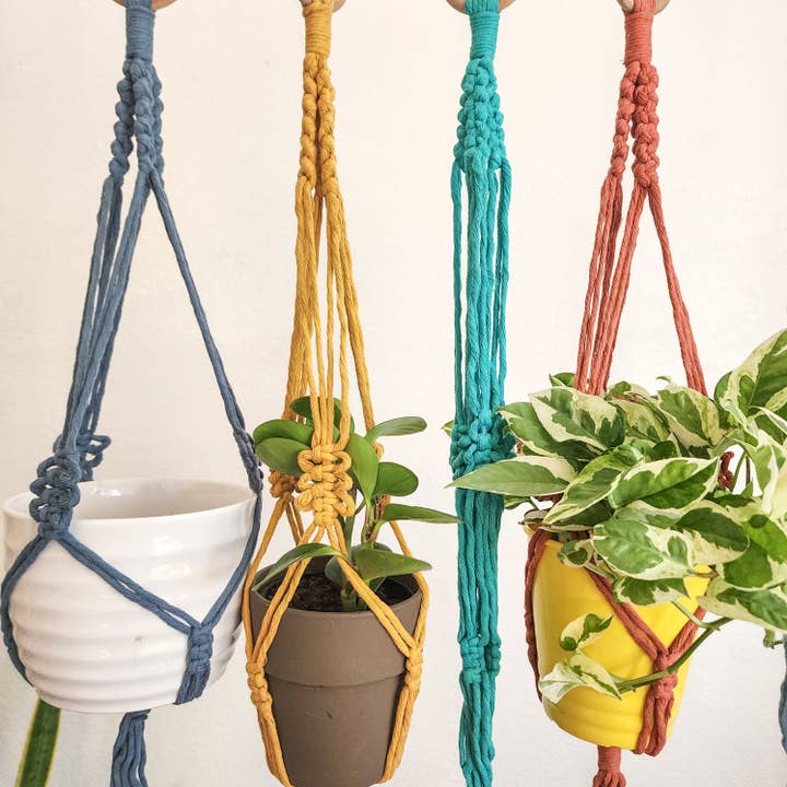 Handmade By Uruba - Wholesale Hanging Planter - Butterfly Plant Hanger, Minimalist Handmade Plant Hanger