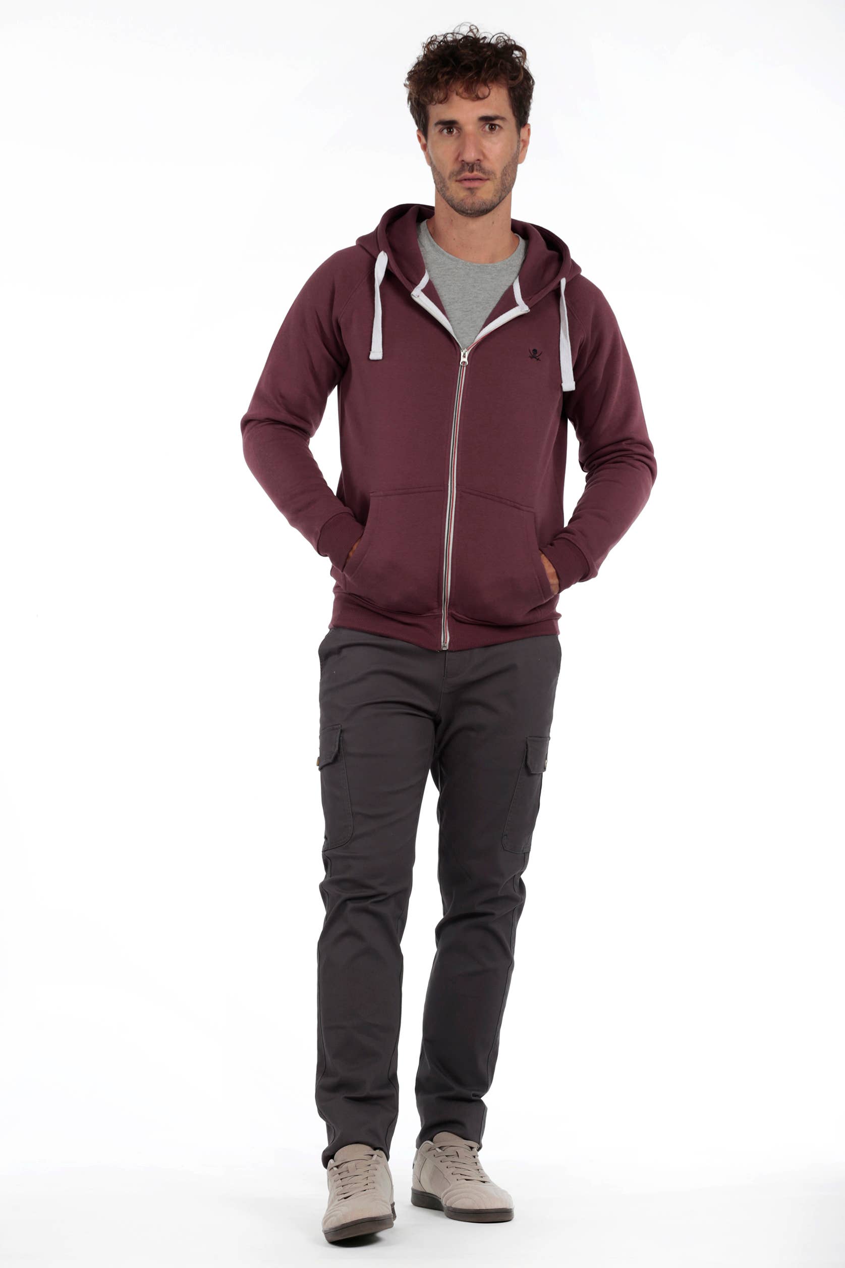 The Time of Bocha - Wholesale Hoodie - Men's - Men's Hooded Zip Sweatshirt QI1SZIP-MAQUILLA3