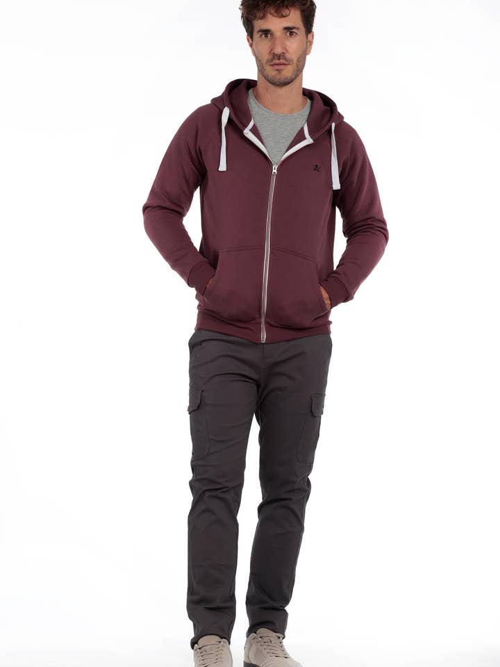 The Time of Bocha - Wholesale Hoodie - Men's - Men's Hooded Zip Sweatshirt QI1SZIP-MAQUILLA3