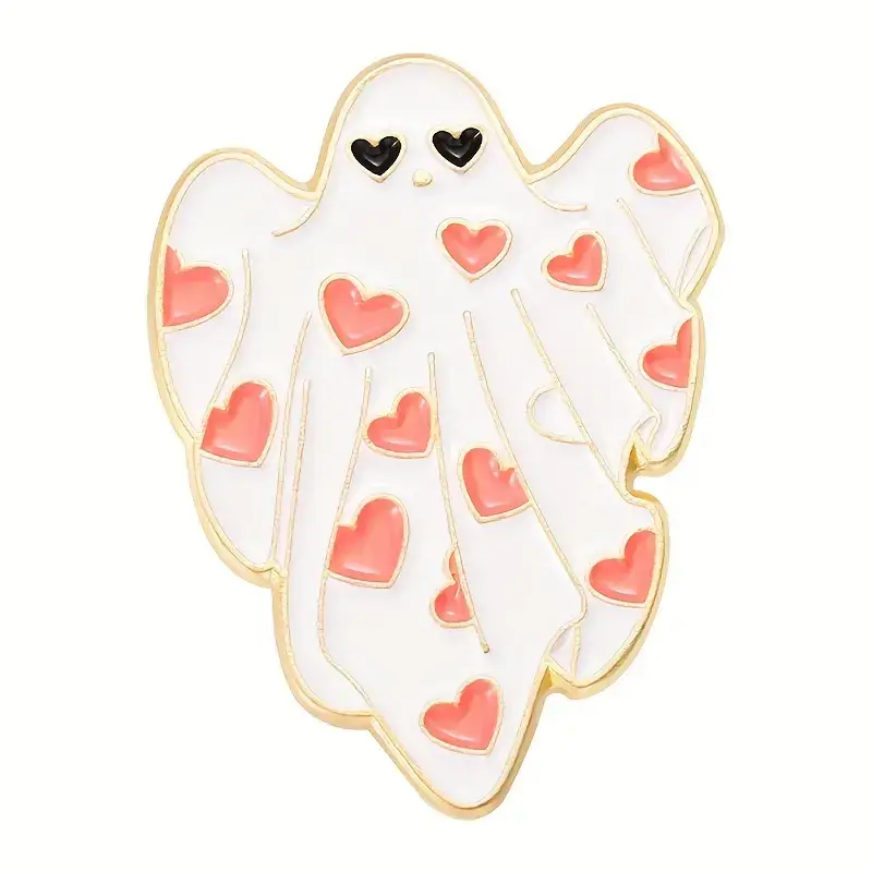 Magnifique Hearts - Wholesale Lapel Pin/Button - BOO Cartoon Ghost Metal Pin - Unique Accessory for Clothing3