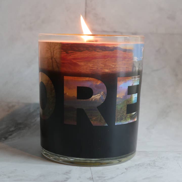 State of Oregon Landscapes Color Changing Candle (New!) for wholesale by Sunkiss