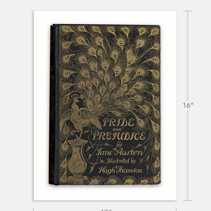 The Curious Desk – wholesale Art print – Pride and Prejudice by Jane Austen Book Cover Print