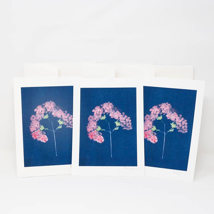 Carte-note giclée en crêpe et myrte, impression 5 x 7 pouces pour la vente par Little Gem Gallery