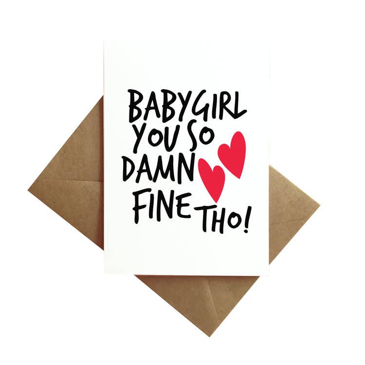 By Ms James - Wholesale Love Card - So Damn Fine Card