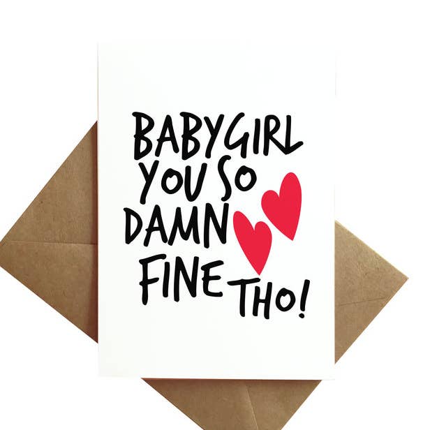 By Ms James - Wholesale Love Card - So Damn Fine Card0