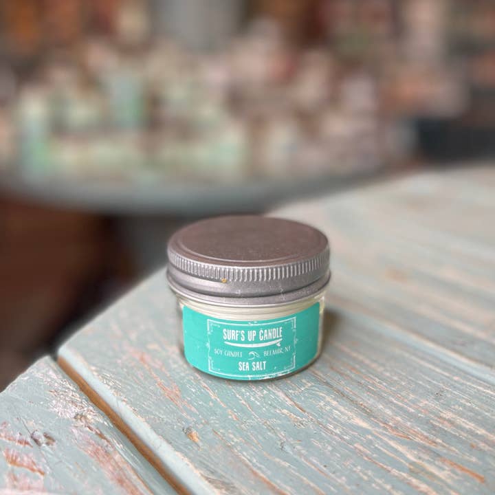 Surfs Up Candle - Wholesale Jar/Filled Candle - Sea Salt Mason Jar Candle - Original Collection