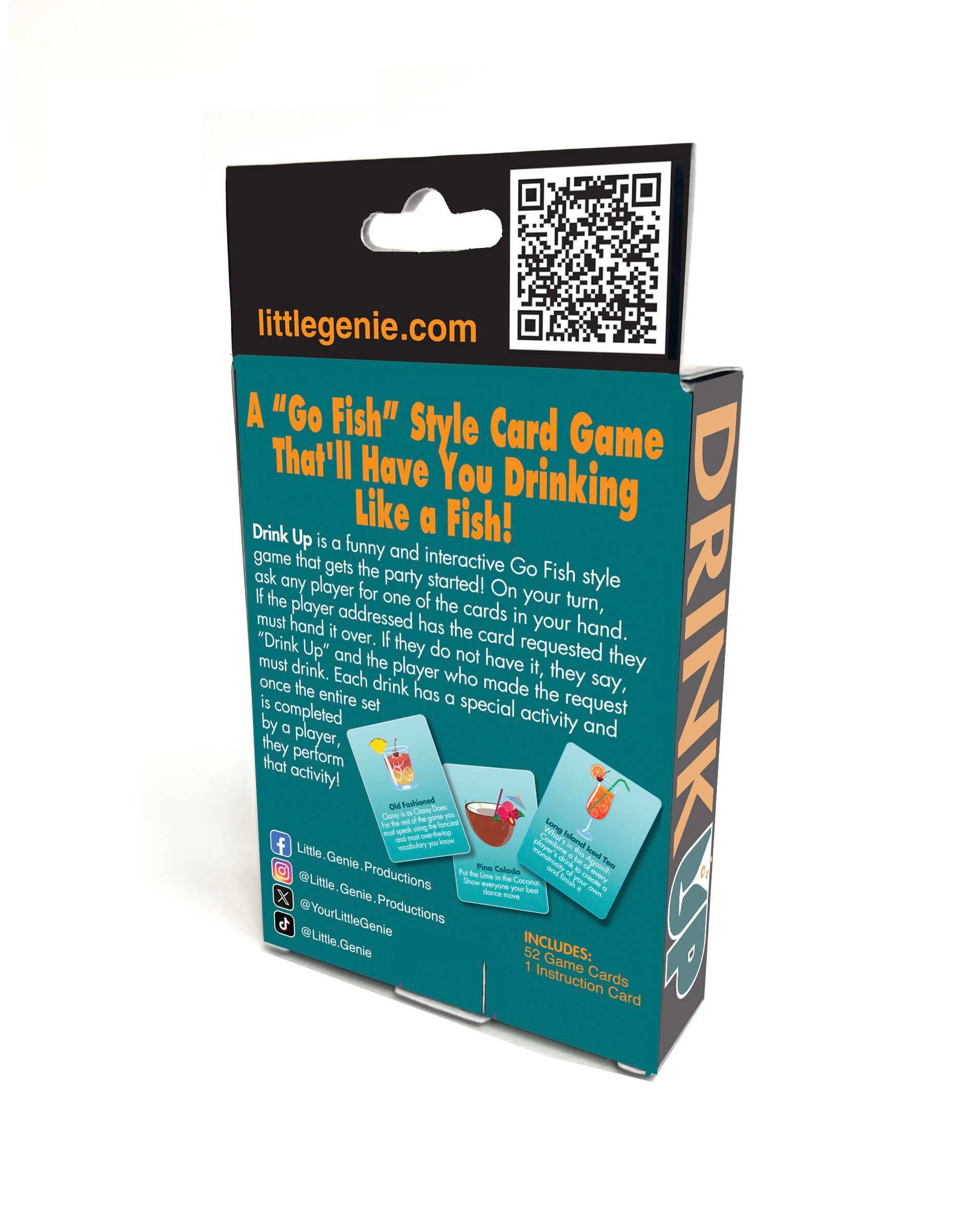 Little Genie Productions – wholesale Card game – Drink Up Card Game2