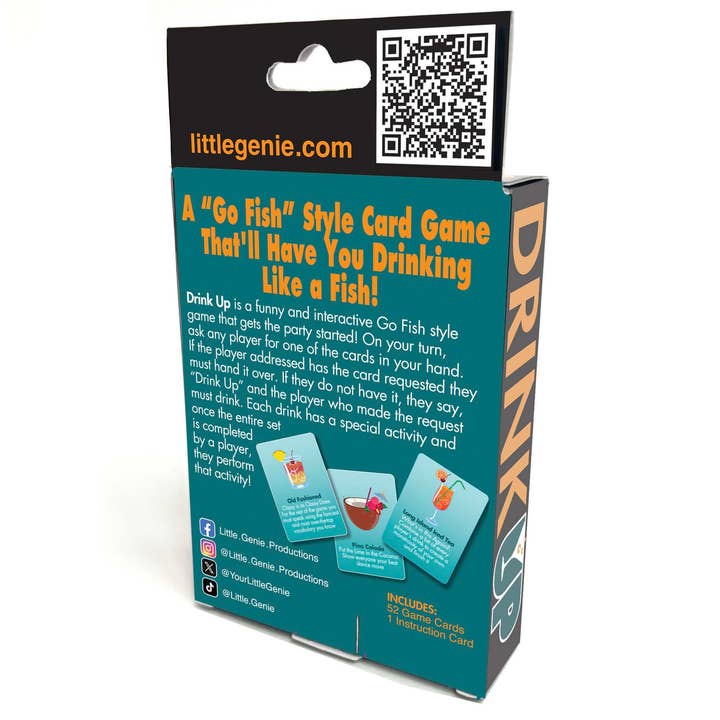 Little Genie Productions – wholesale Card game – Drink Up Card Game2