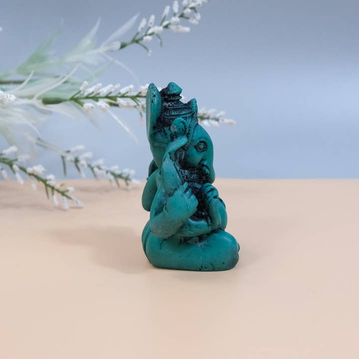 Karma Nepal Crafts – wholesale Sculpture – Handmade Small Ganesh Statue; Hindu Diety of Good Luck 4