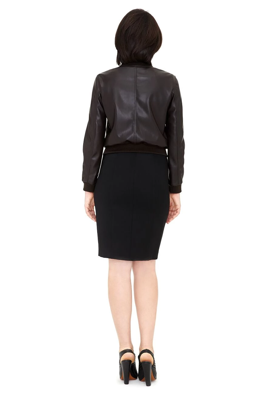 GRAVITAS - Wholesale Leather Jacket - Women's - Olive Women's Faux Leather Jacket2