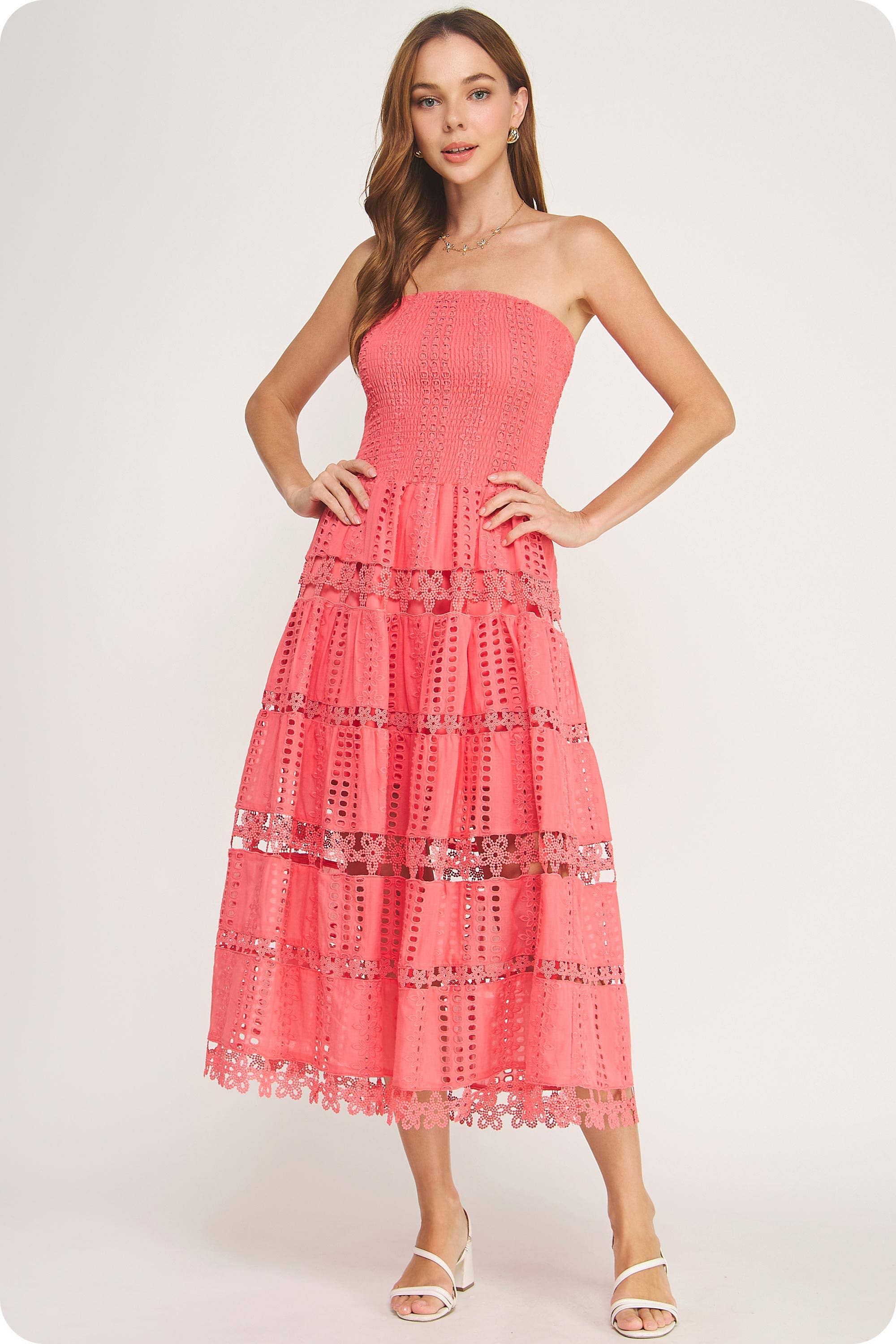 Strut & Bolt - Wholesale Dress – Women's - Eyelet Lace Tube Dress8