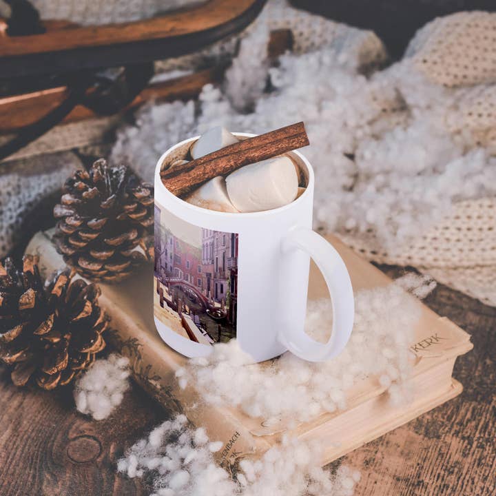 3dRose - Wholesale Coffee Mug - 3dRose, Canals of Venice with Gondolas in Full Sunlight, Mug11